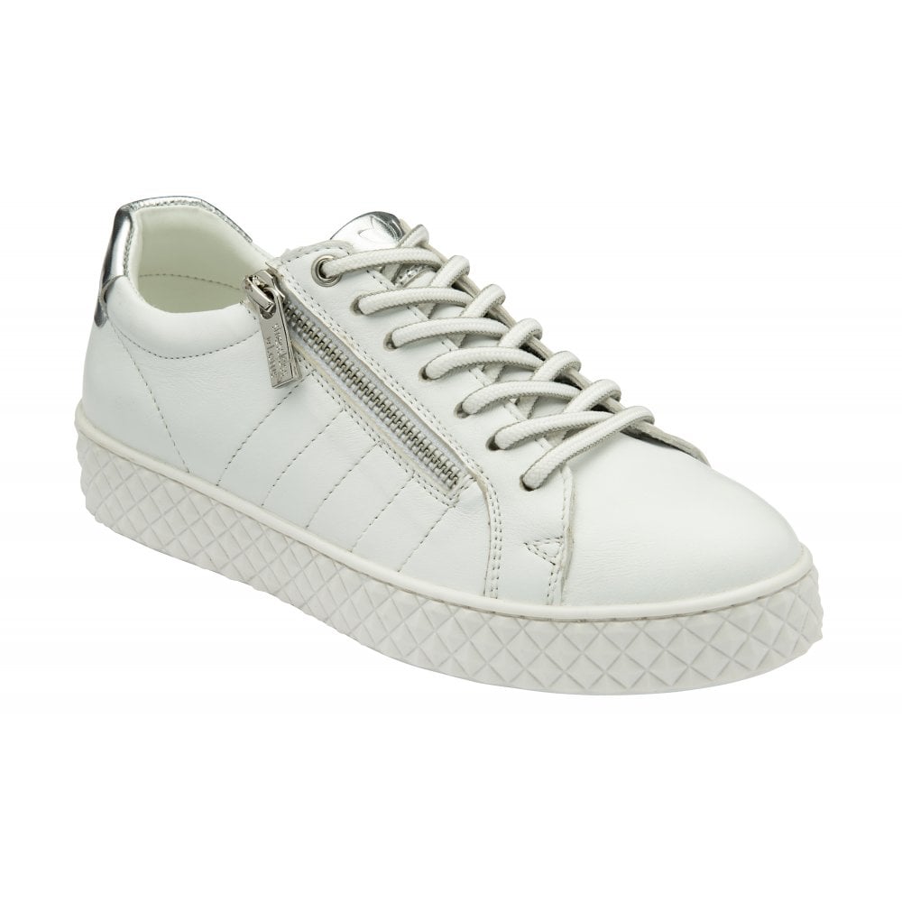 White Leather Soul Casual Trainers