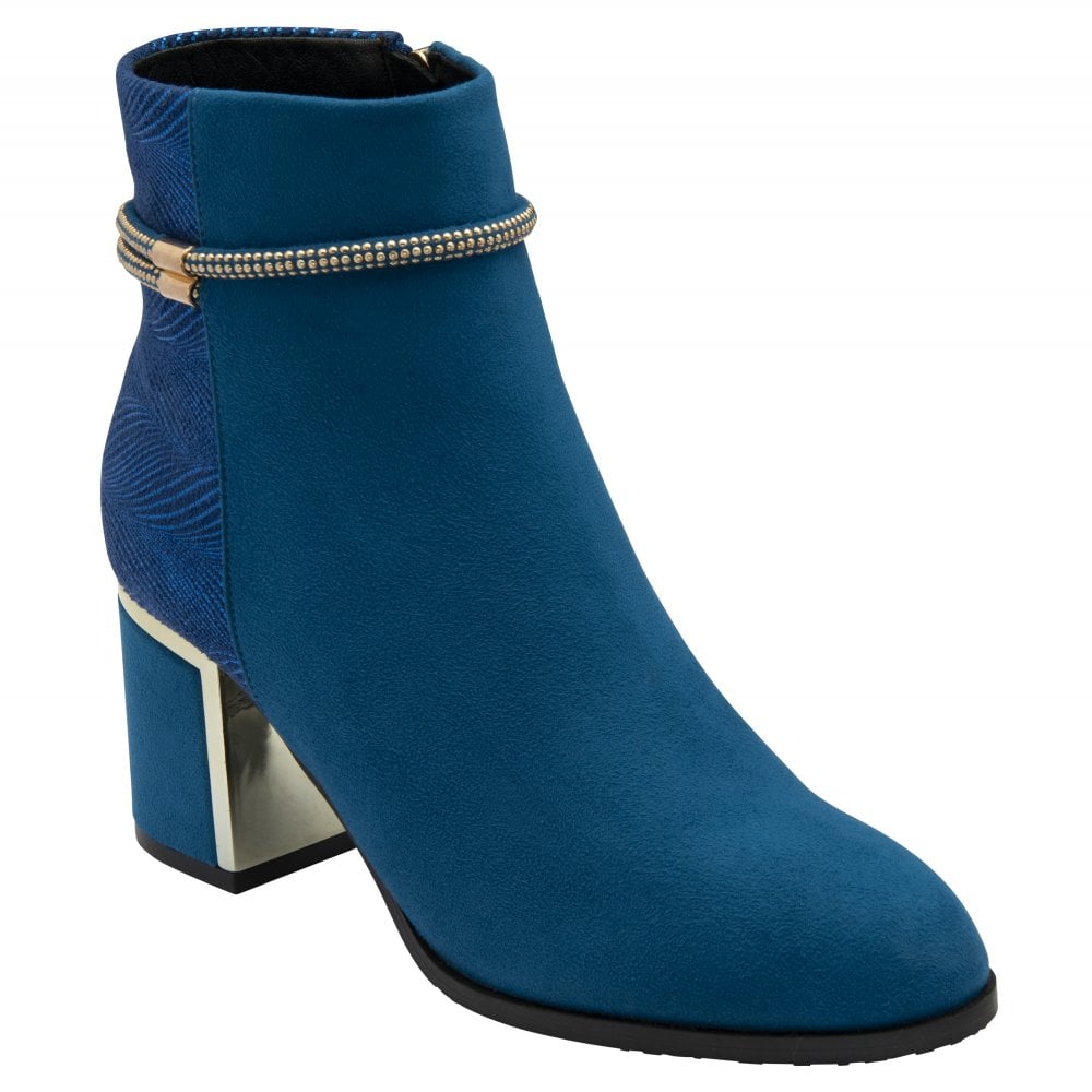 Lotus Blue Nerinda Ankle Boots