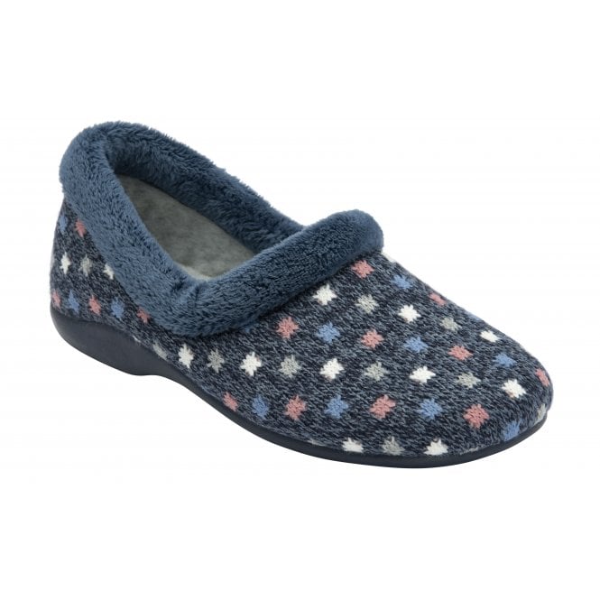 Lotus Women's Amparo Polka-Dot Slippers