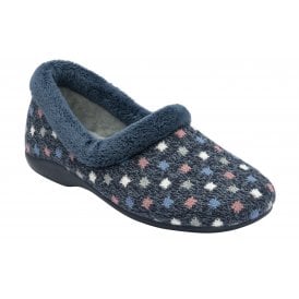 Lotus Women's Amparo Polka-Dot Slippers