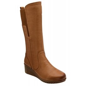 Lotus Women's Fitzgerald Mid-Calf Wedge Boots
