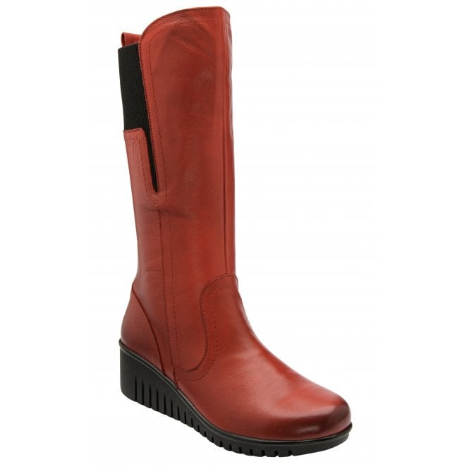 Lotus Women's Fitzgerald Mid-Calf Wedge Boots