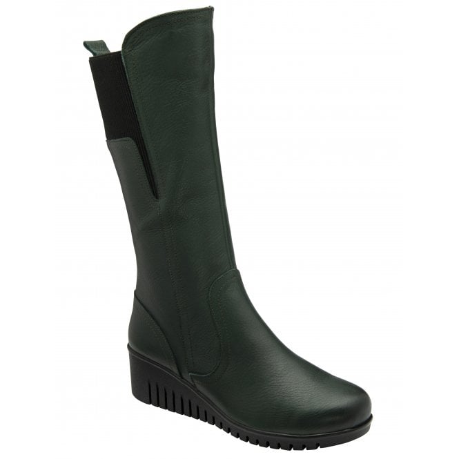 Lotus Women's Fitzgerald Mid-Calf Wedge Boots