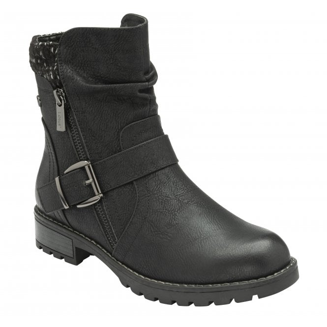 Lotus Women's Jemma Zip-Up Mid-Calf Boots