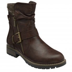 Lotus Women's Jemma Zip-Up Mid-Calf Boots