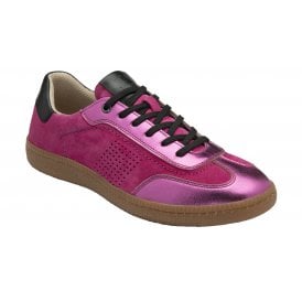 Lotus Women's Pink Leather Frapporta Trainers