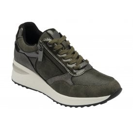 Lotus Women's Pluto Wedge Trainers